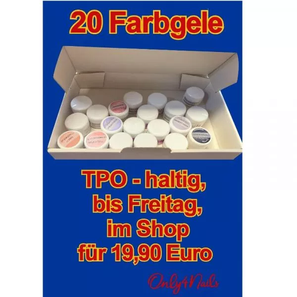 Only4Nails Surprise Box 20 Farbgele TPO